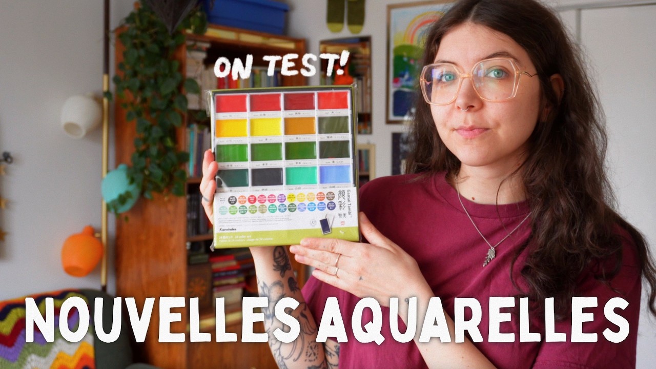 🎨 on test la peinture Gansai Tambi  ✹ un après-midi à peindre au soleil