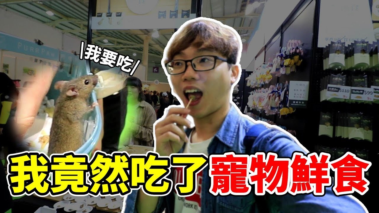 【維鼠日記】逛寵物展太餓，我竟然吃了寵物鮮食!!【維特】#30(下)