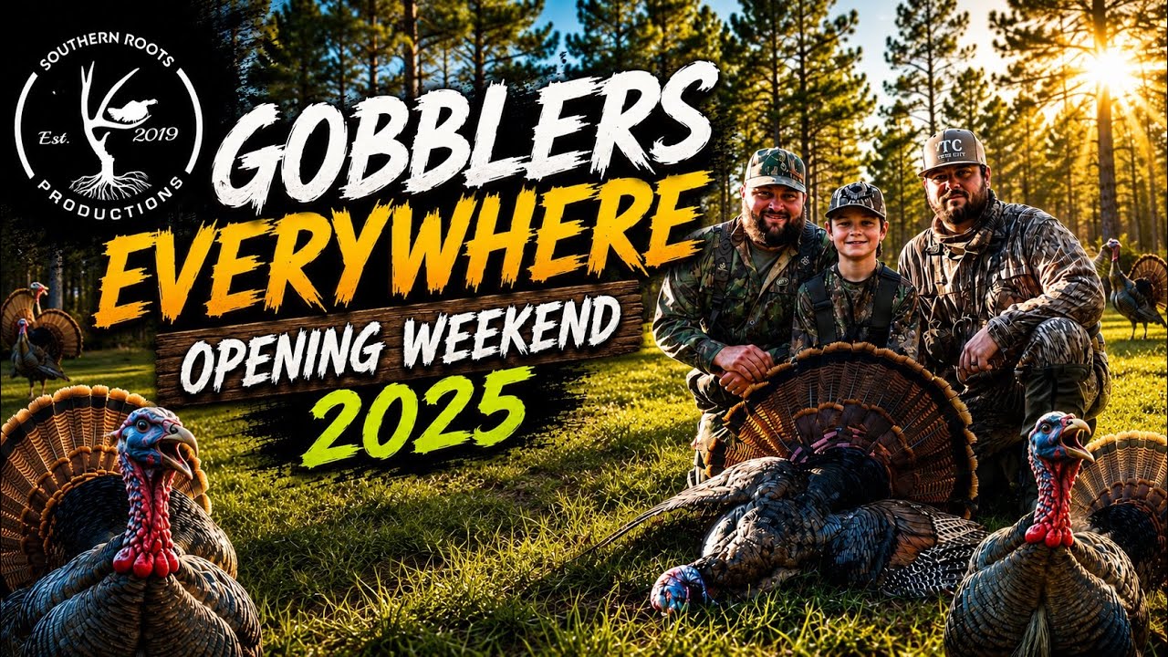 GOBBLERS EVERYWHERE! (Alabama Opener 2025)