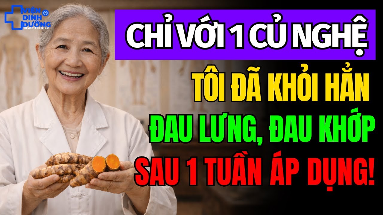 3 Cách Dùng Nghệ Giảm Đau Lưng Dai Dẳng, Đau Xương Khớp Tại Nhà Cực Kì Hiệu Quả Chỉ Sau 1 Tuần!