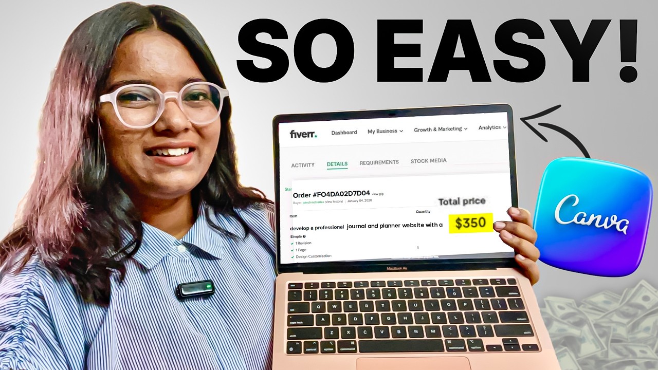 POV: I Made ₹29,000 from the Easiest Canva Order on Fiverr