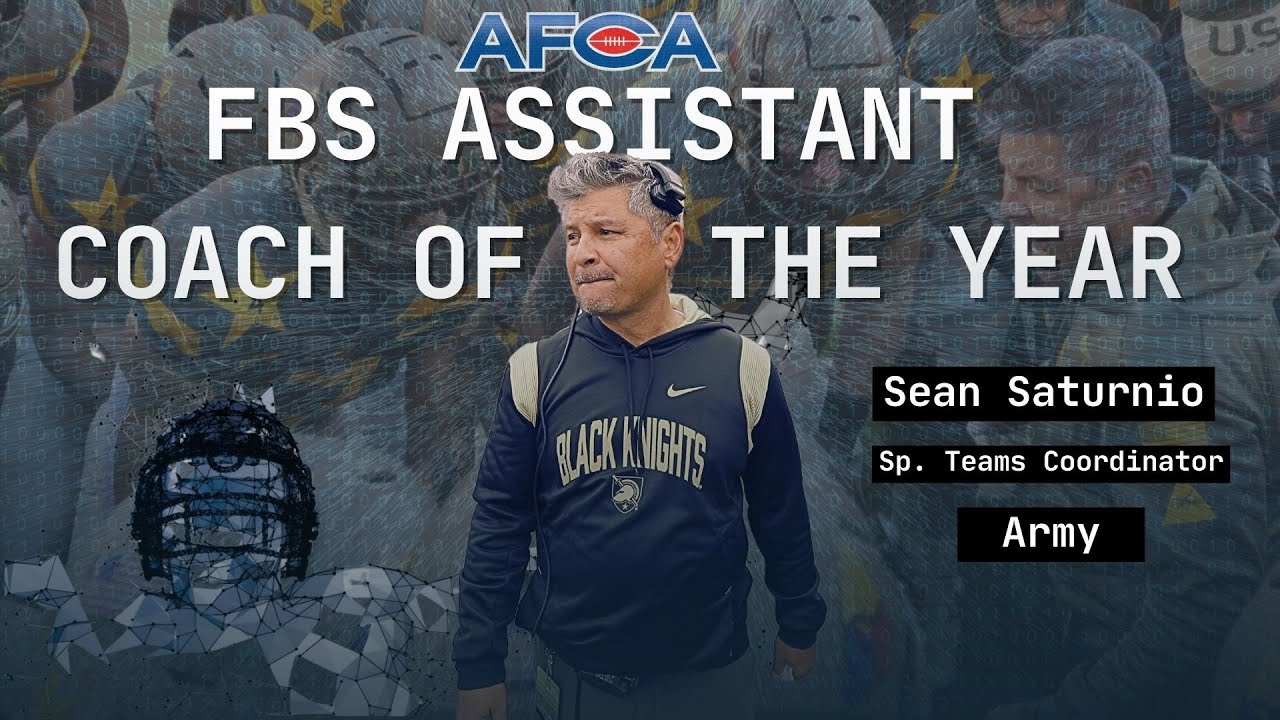 2024 AFCA FBS Assistant Coach of the Year | Sean Saturnio - Army
