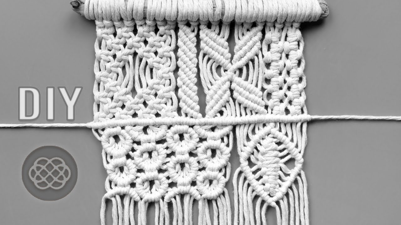 6 PATTERNS AND KNOTS FOR YOUR MACRAME PROJECTS