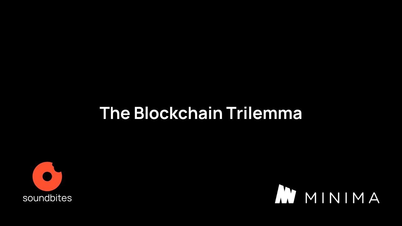 How Minima addresses the blockchain trilemma