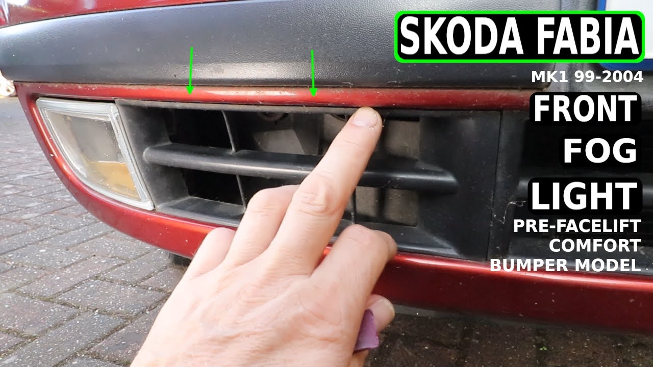 SKODA FABIA Передняя противотуманная фара (MK1 99-04)
