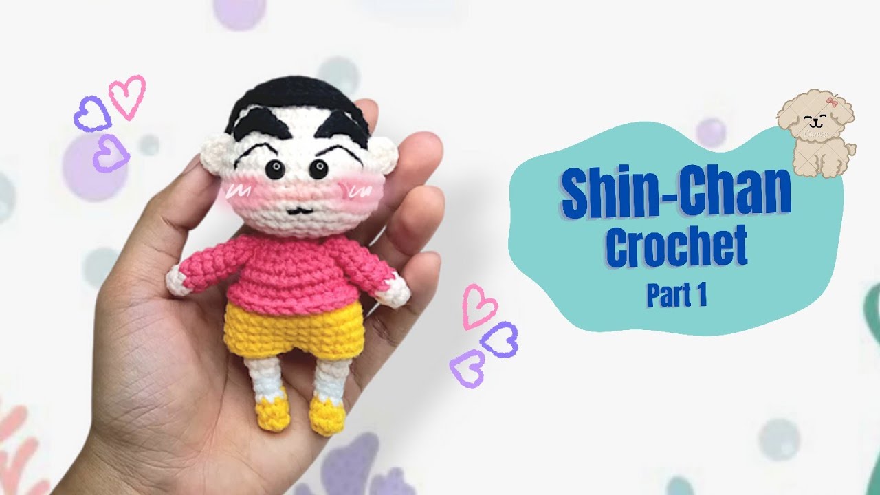 Crayon Shin-Chan crochet (1/2) | Crochet Tutorials | Amigurumi Characters