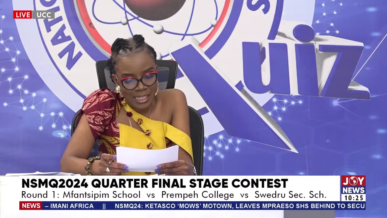 #NSMQ2024 QuarterFinals: Mfantsipim School vs Prempeh College vs Swedru Sec. School