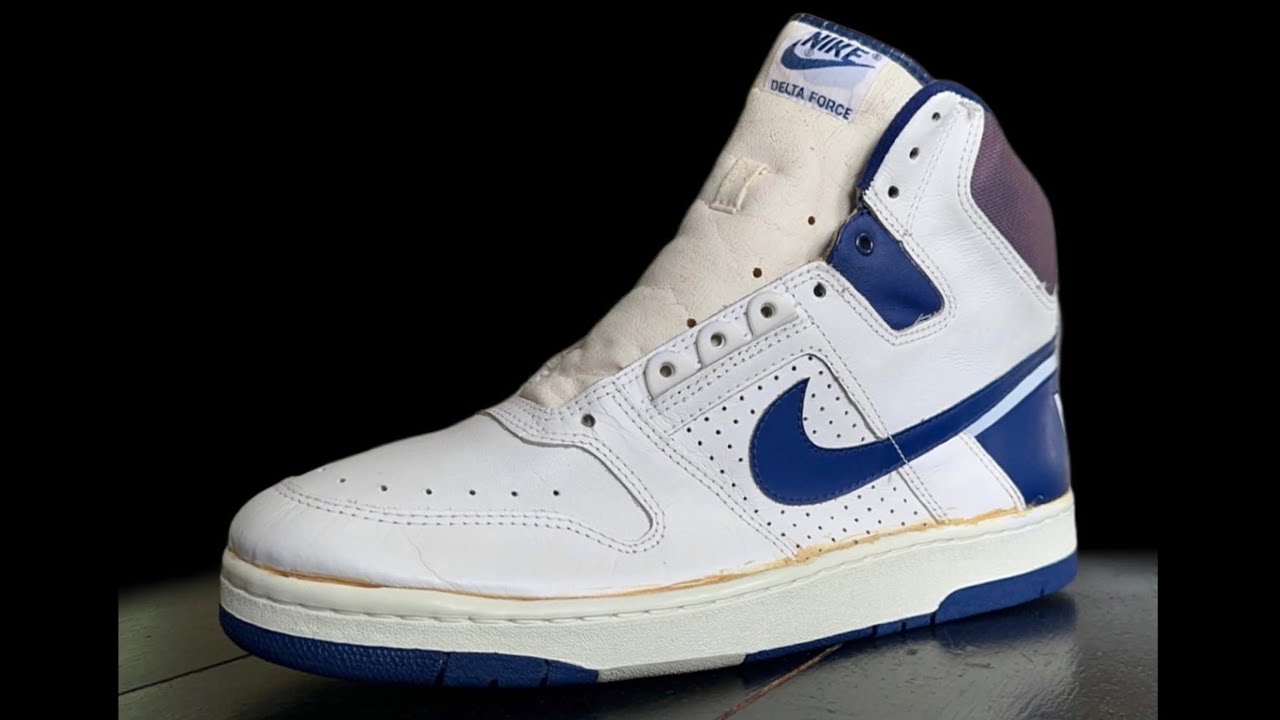 Sneaker Review: 1986 Nike Delta Force Vintage Shoes Rare High-Tops