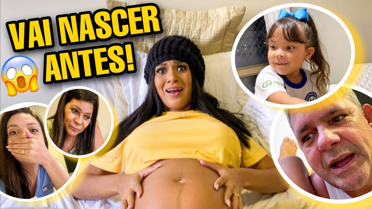 MEU FILHO VAI NASCER ANTES... *GRAVEI ele MEXENDO MUITO nesse VÍDEO* 😱😭💙