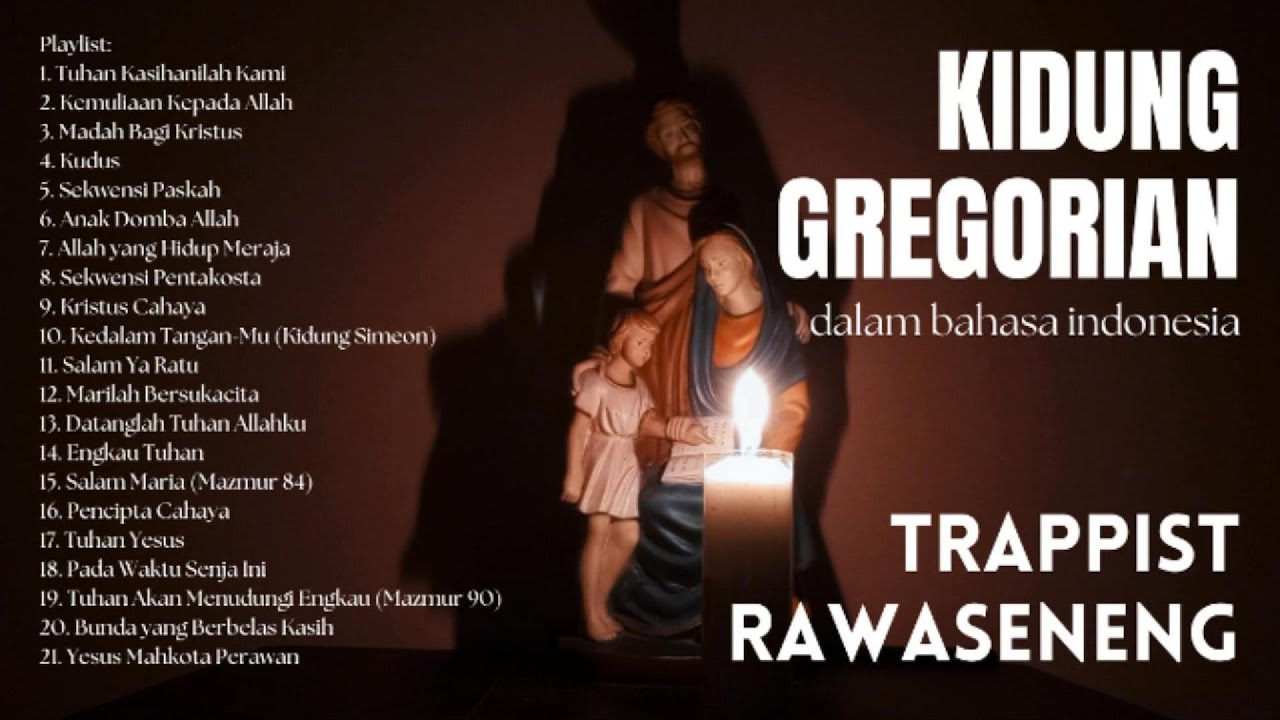[LIRIK] Kidung Gregorian (Trappist Rawaseneng) | Gregorian Chant (lyric)