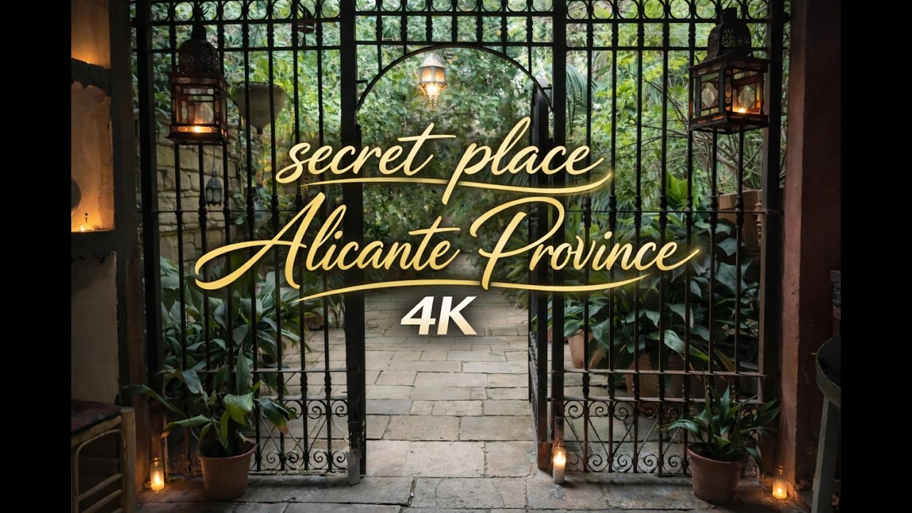🌿 Secret Place in Alicante | 4K Walking Tour