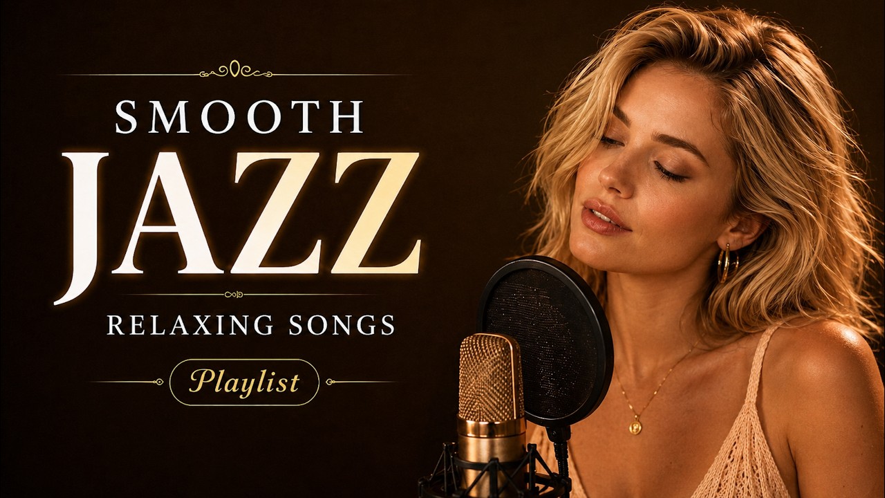 Late Night Smooth Jazz | Mellow Female Voice & Warm Romantic Songs for Stress-Free Nights