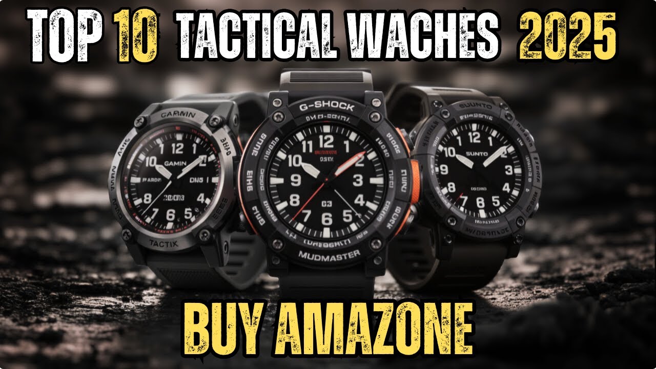 10 Rugged Tactical Watches Built for Extreme Conditions (Military, Outdoor & Survival 2025)