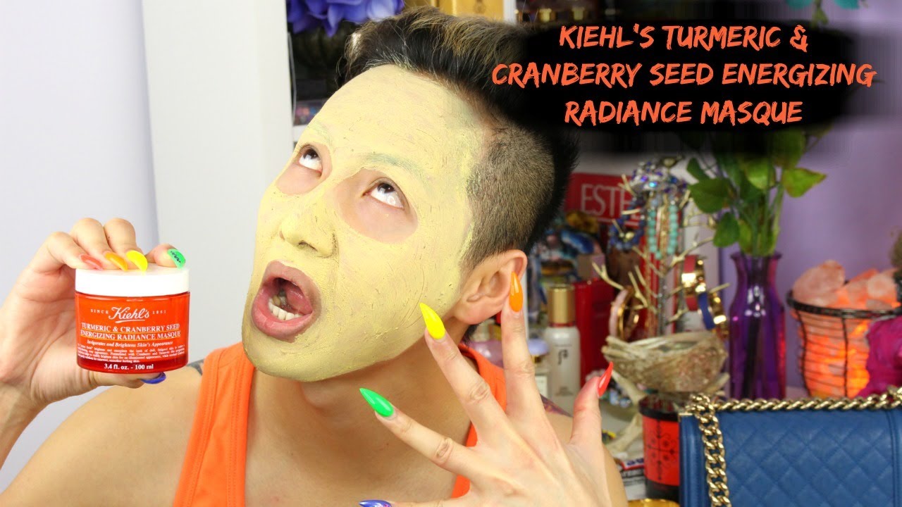 Kiehl's Turmeric & Cranberry Seed Energizing Radiance Masque [REVIEW/DEMO] | HUEYYROUGE