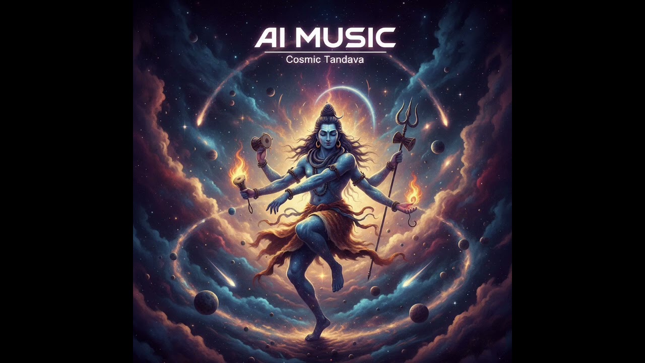 Psytrance Shiva in the Starlight cosmic tandava