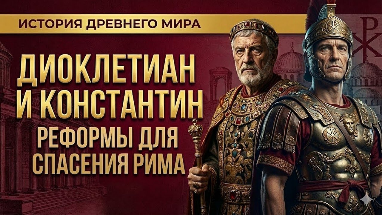 Диоклетиан и Константин: великие реформы Поздней Римской империи ⚖️ История 6 класс