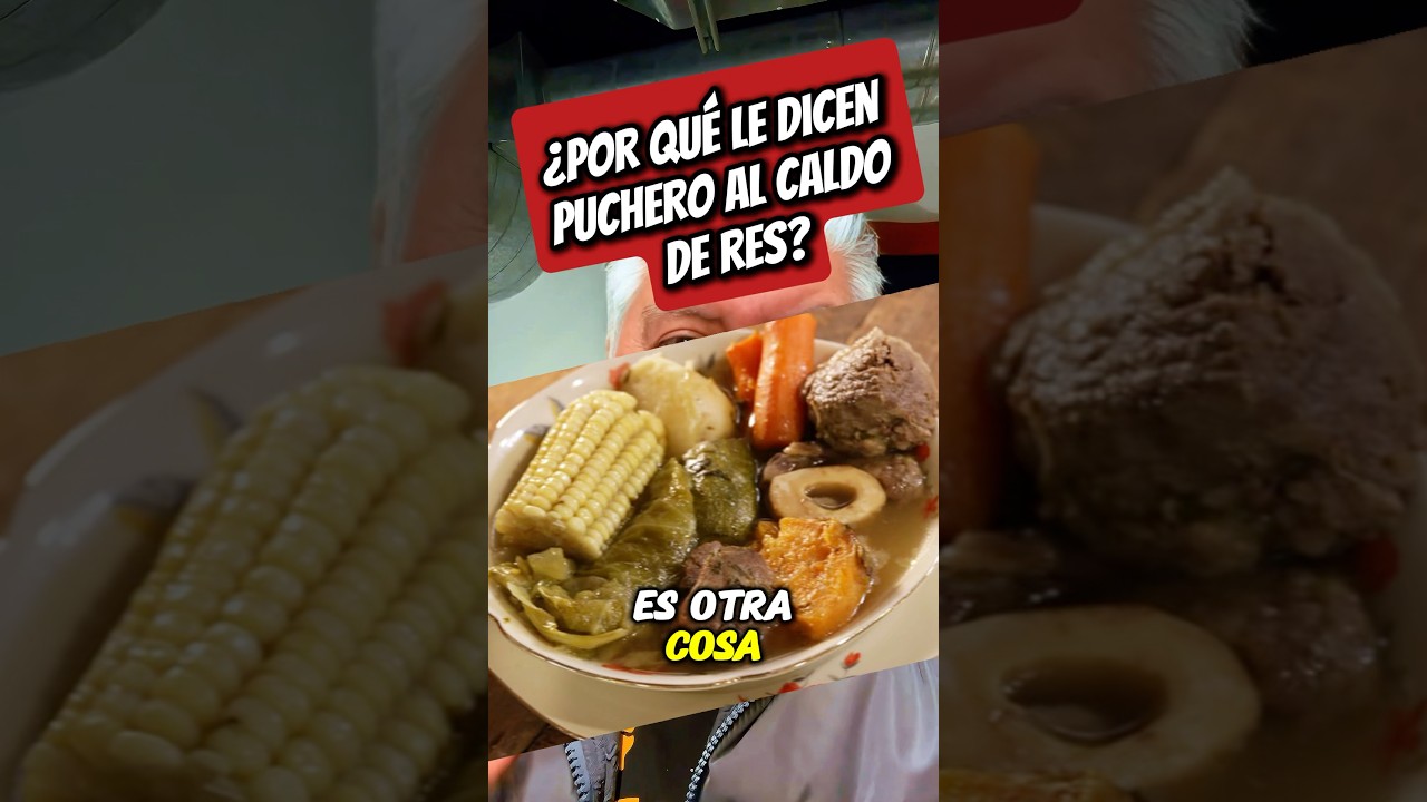 &iquest;Por qu&eacute; le decimos 'puchero' al caldo de res? &iexcl;El secreto revelado! #caldoderes