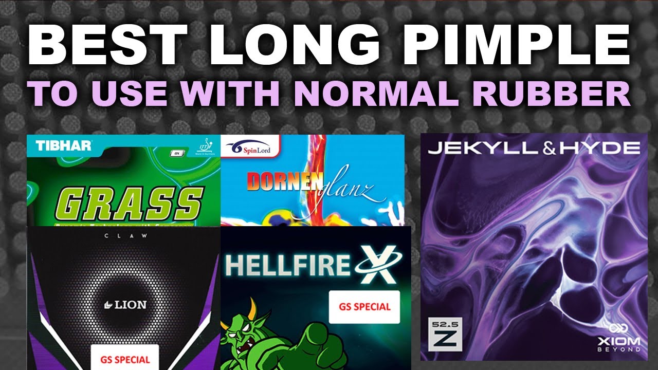 The Best Long Pimple To Use With Normal Table Tennis Rubber - Xiom Jekyll & Hyde Z 52.5
