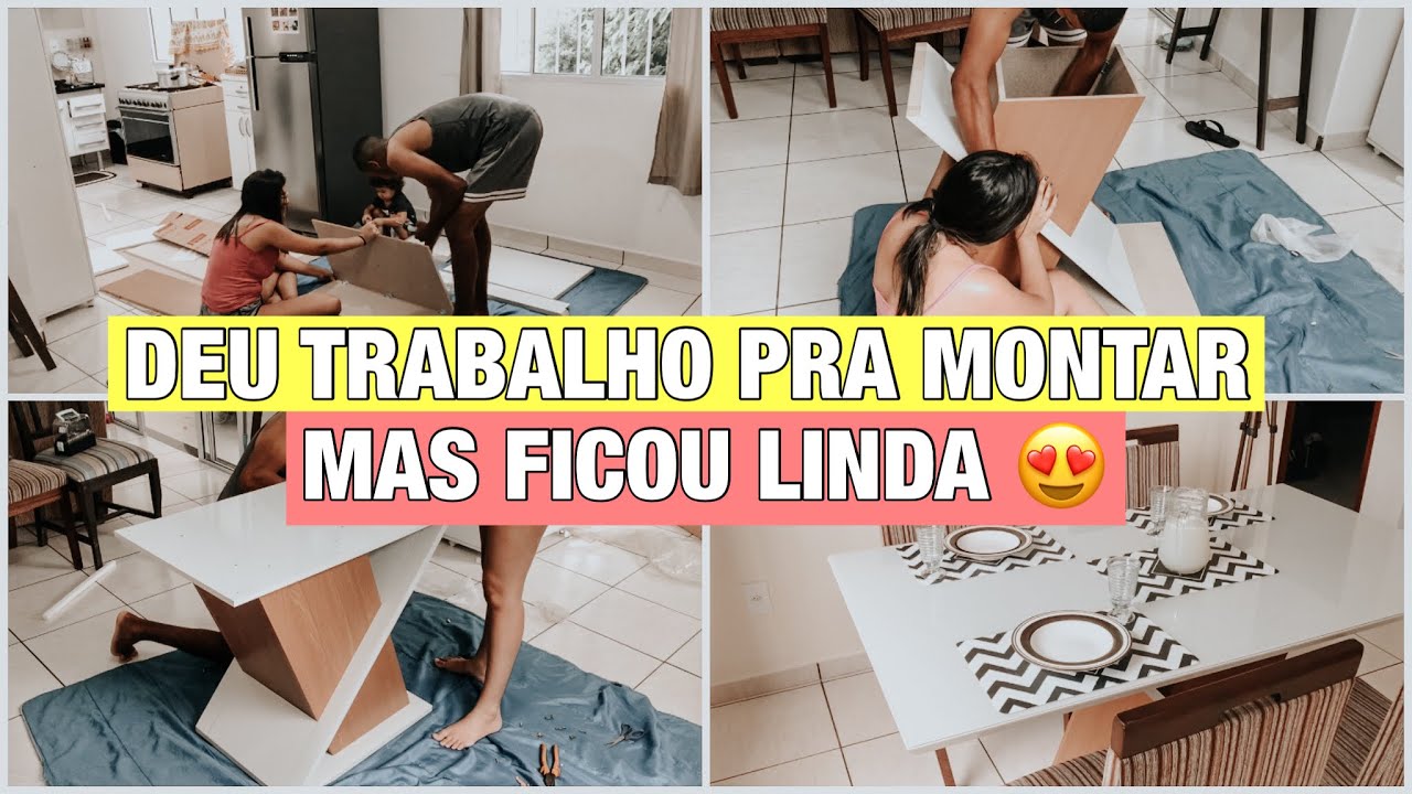 NOSSA MESA NOVA CHEGOU! 😍 | Sindy Melo