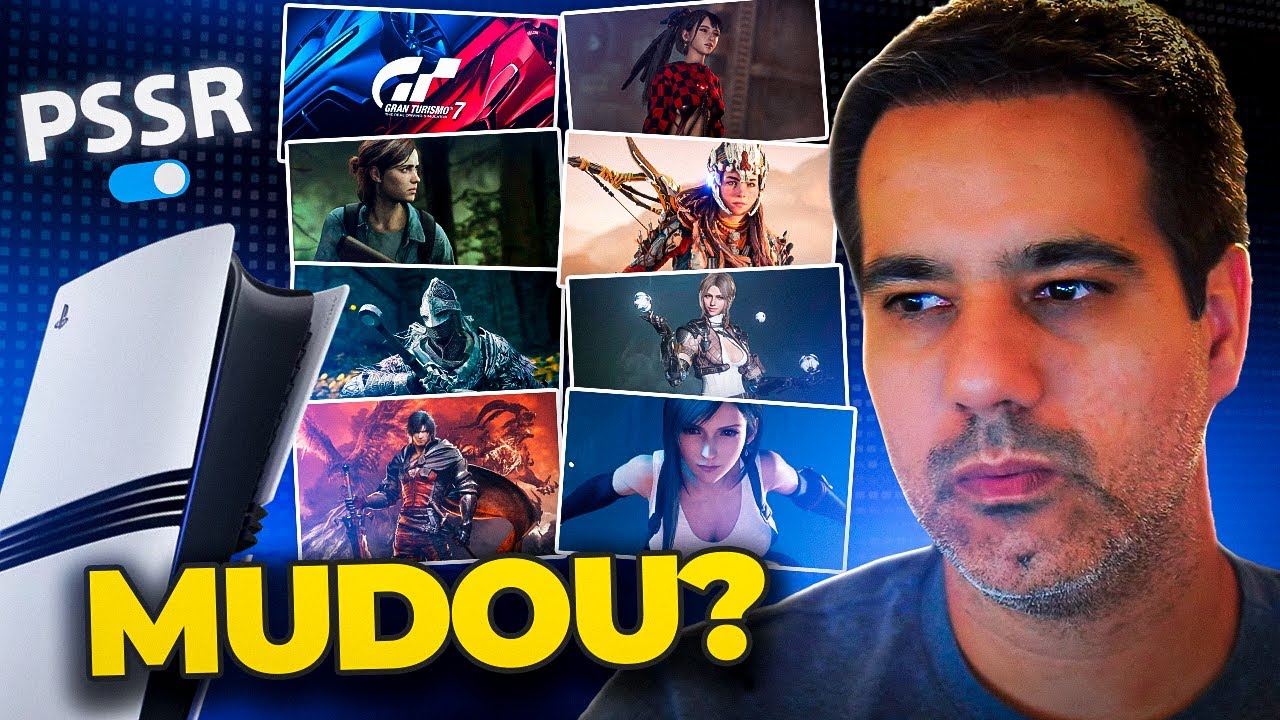 TESTANDO o PS5 PRO em 8 JOGOS DIFERENTES