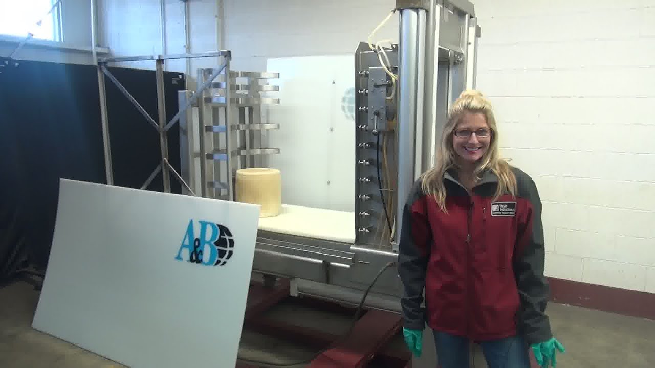 PCCS/A & B Process Heavy Duty Stainless Steel Cheese Barrel Cutter Demonstration