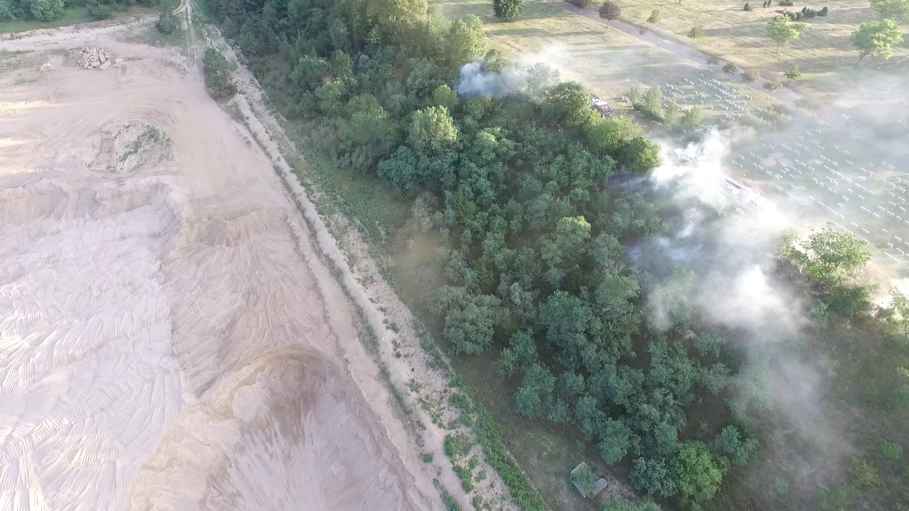 Brush Fire 2018 Washington Memorial Cemetary