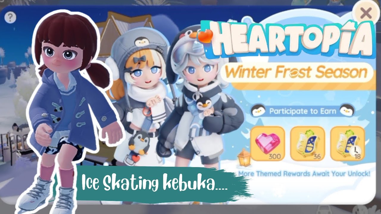 Mencoba kuat dengan banyak misi di event WINTER FROST SEASON 💕 HEARTOPIA