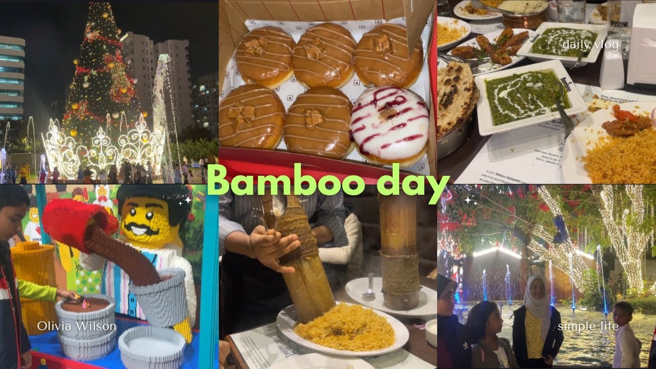 Bamboo biryani with family | caramel do nuts at Tim Hortons | Asia mall with cousins