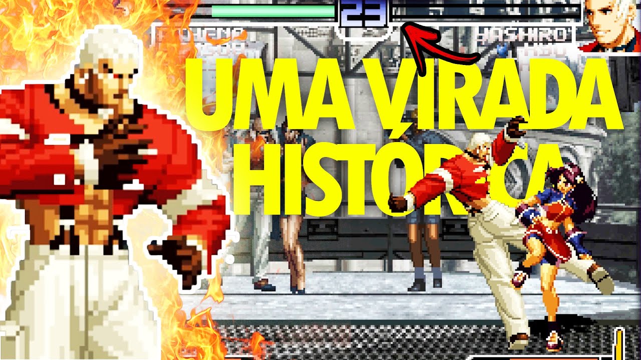 QUE ISSO, YASHIRO?! 😱🔥Sem vida e fez uma VIRADA HISTÓRICA? 💥 | KOF 2002 ONLINE