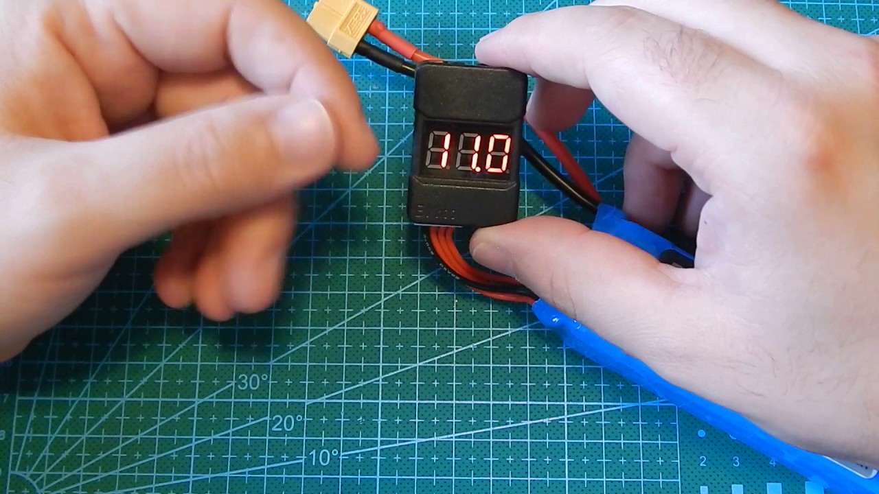 BX100 Battery Voltage Tester Low Voltage Alarm Buzzer For 1~8S Lipo Battery