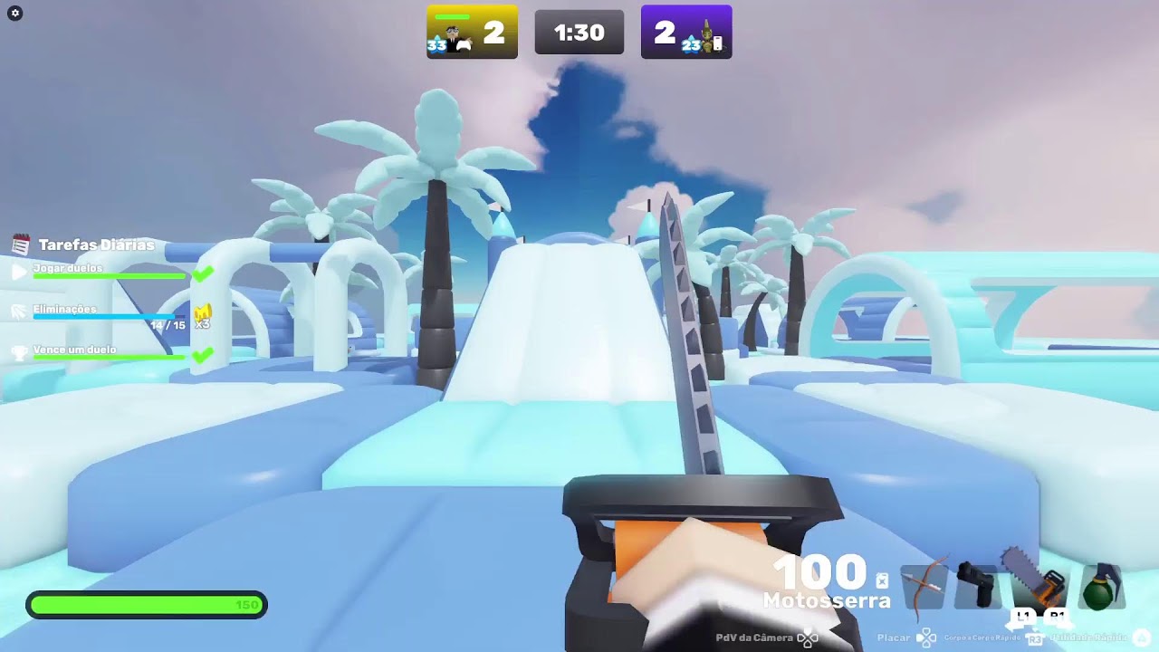 Jogando ravais