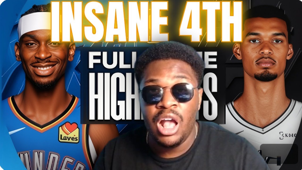 I Did NOT See This Coming 😳 | Thunder vs Spurs Reaction