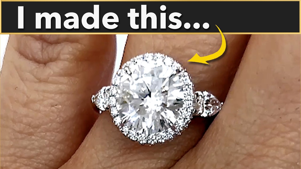 Behind The Scenes! Custom Engagement Ring That Proves Details Matter