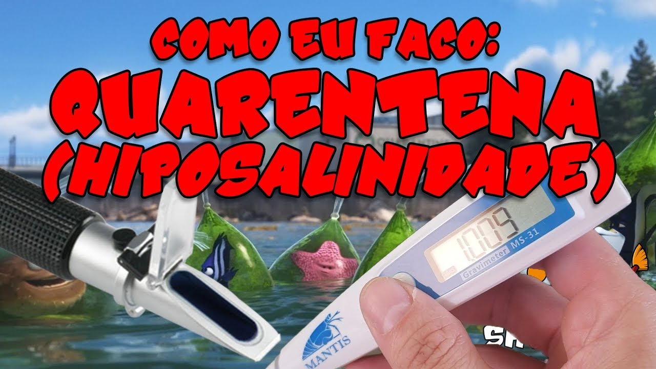 Reef Show#47 - Como eu faço: Quarentena por hiposalinidade