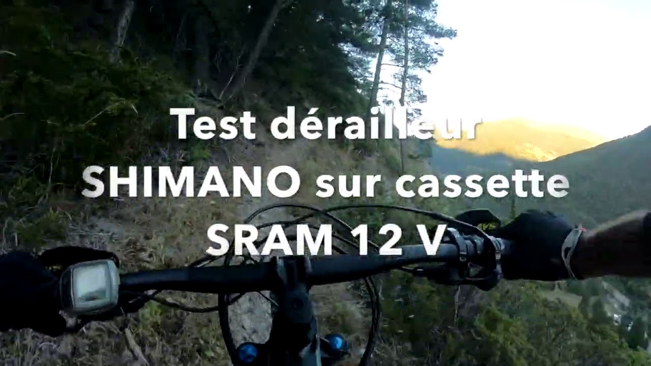 E-pisode 769 : Test dérailleur SHIMANO sur cassette SRAM 12 V
