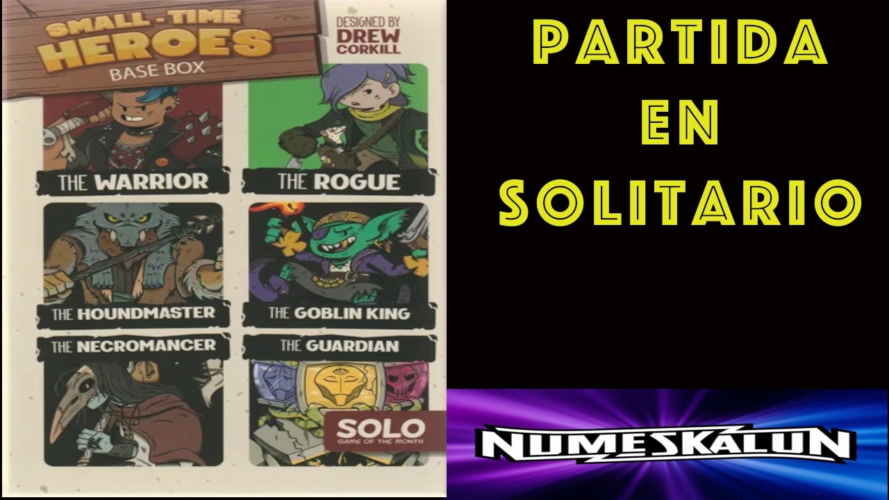 Small Time Heroes - Partida en Solitario