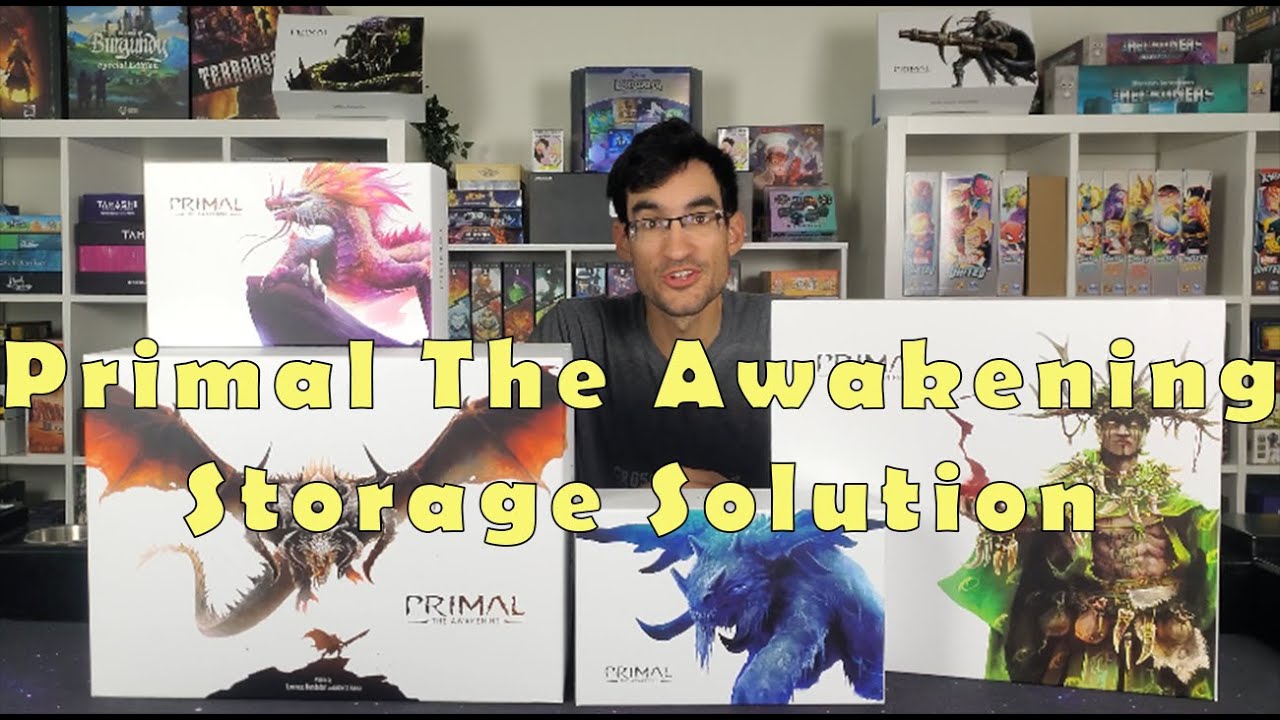 Primal The Awakening Sleeves Box Showcase, Storage Solution & More!!