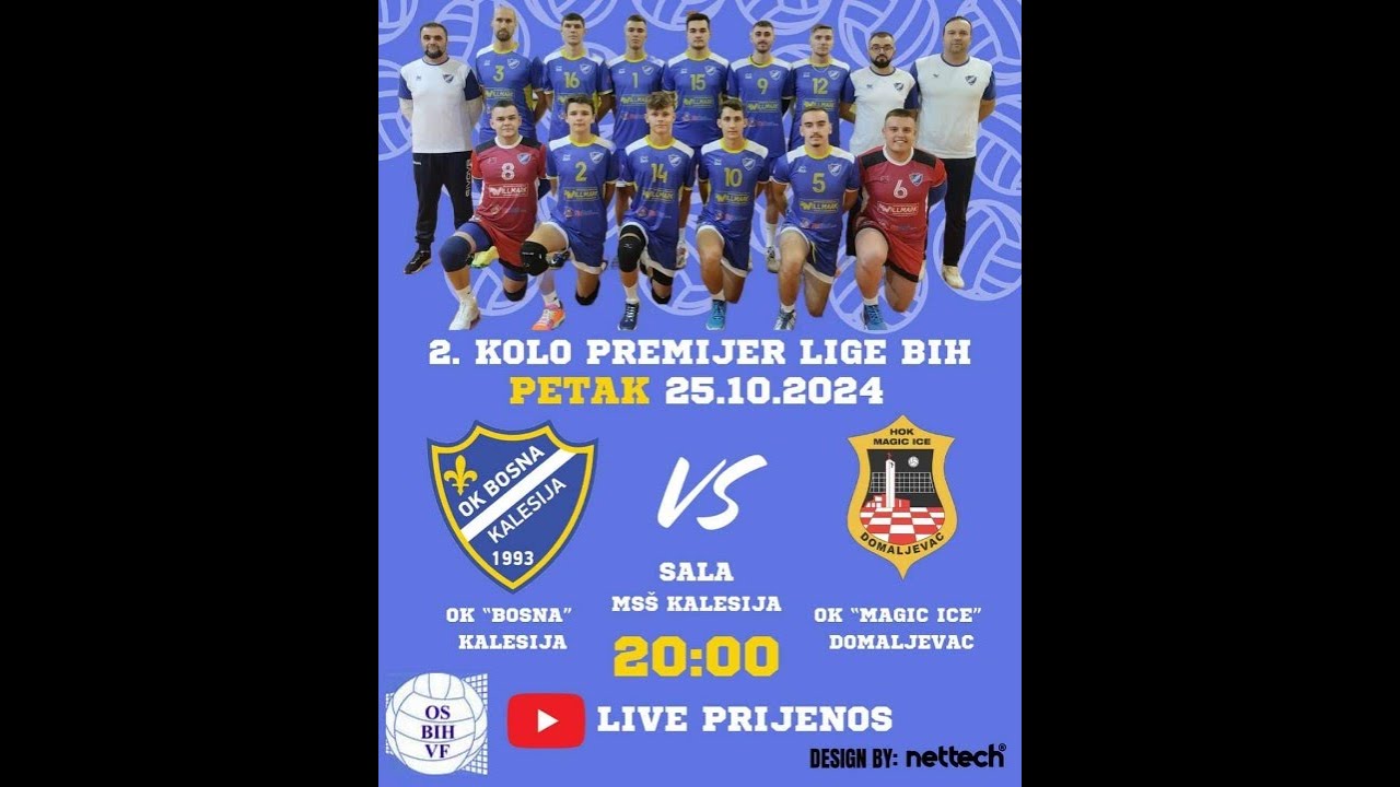 OK BOSNA KALESIJA vs HOK MAGIC ICE DOM. - 25/10/2024