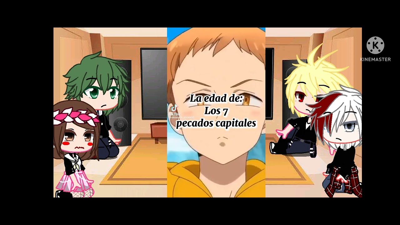 BNHA reaccionan a los 7 pecados capitales 🐉🐍🦊🐻🐗🐏🦁