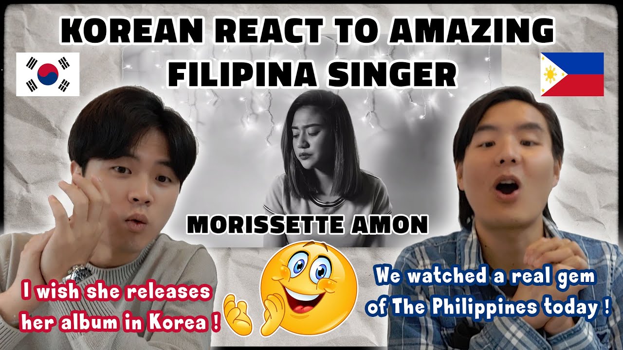 Korean React to Amazing Filipina Singer Morissette Amon | I’ve got goosebumps