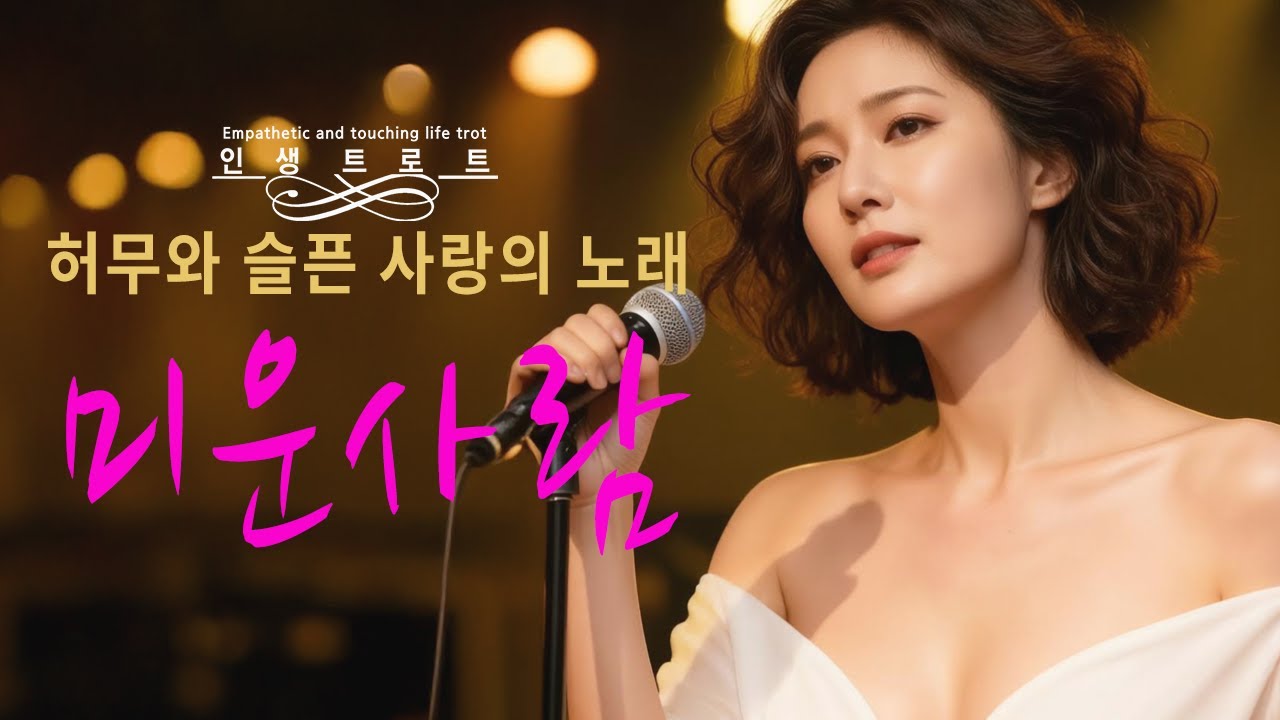 🎵 제목: “미운사람”가슴 먹먹한 슬픈 사랑의 노래 ,그냥 틀어놓고 그리운 사람 생각하며 따뜻하게 멍때리기 좋은 노래입니다.#트로트 #인생트로트 #감성트로트 #사랑노래