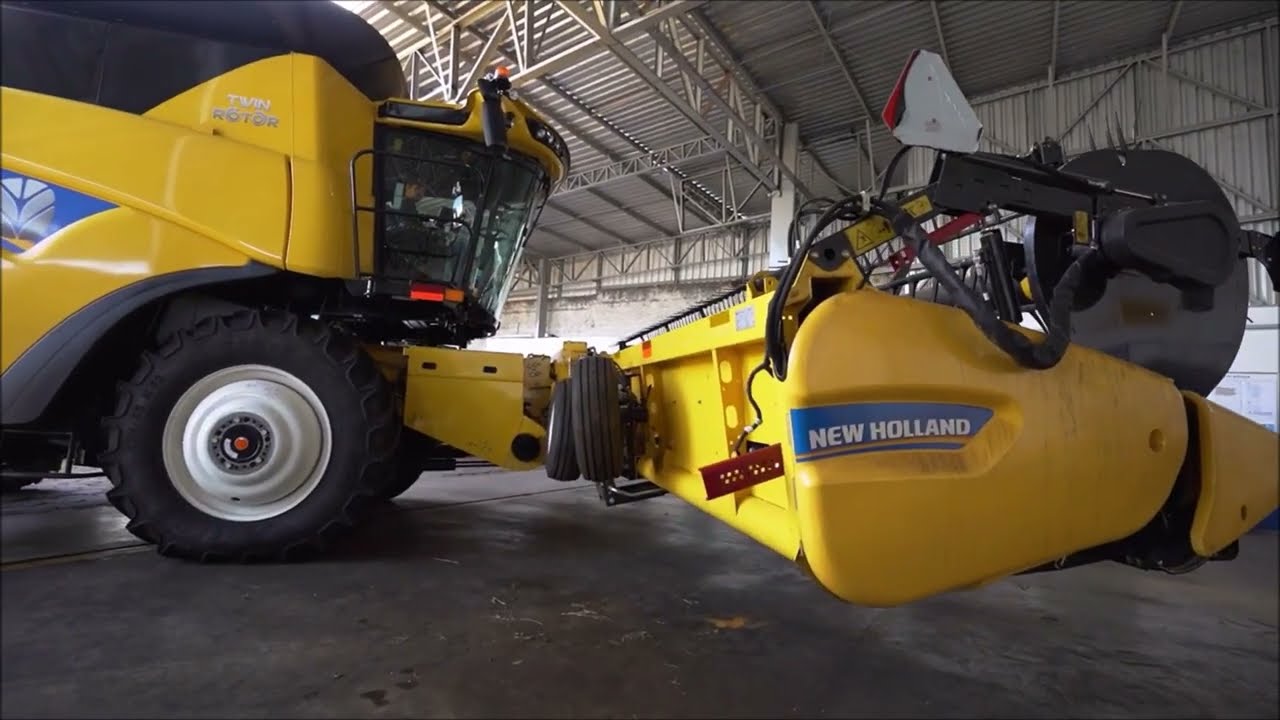 Como Ajustar e Calibrar a Plataforma Draper - New Holland CR