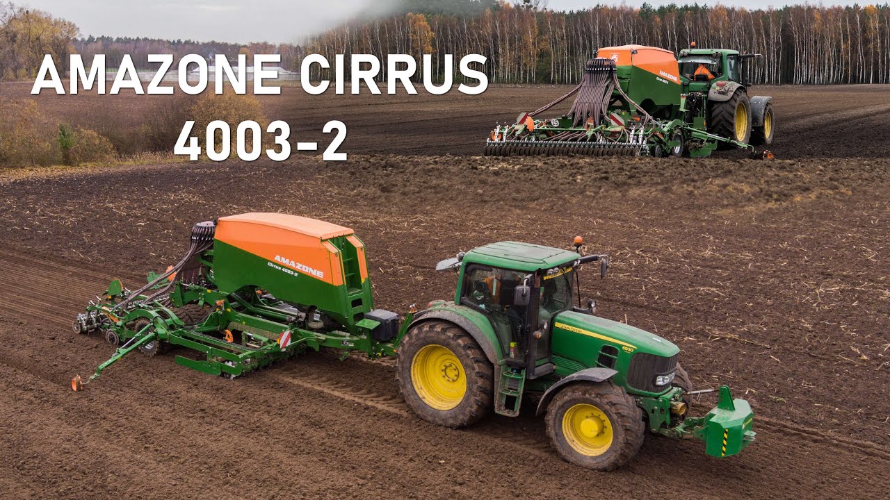 Późne siewy pszenicy ozimej agregatem uprawowo-siewnym Amazone Cirrus 4003-2