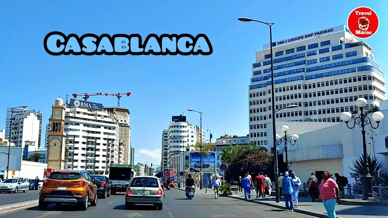 Casablanca Centre ville وسط مدينة الدار البيضاء