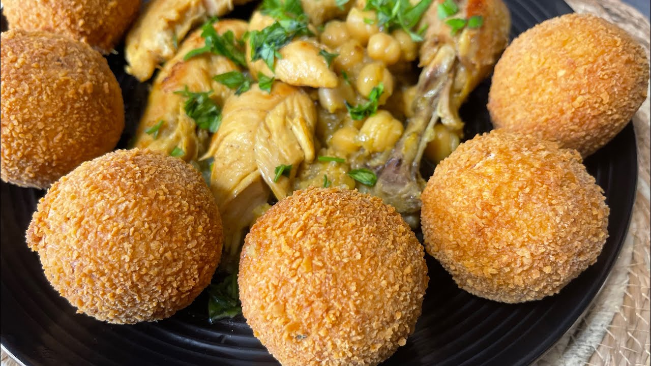 Délicieuse croquettes au chou-fleur / أروع كريات زهرة القرنبيط بالدجاج محمرة و مقرمشة