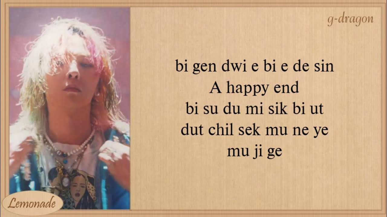BIGBANG Still Life Easy Lyrics