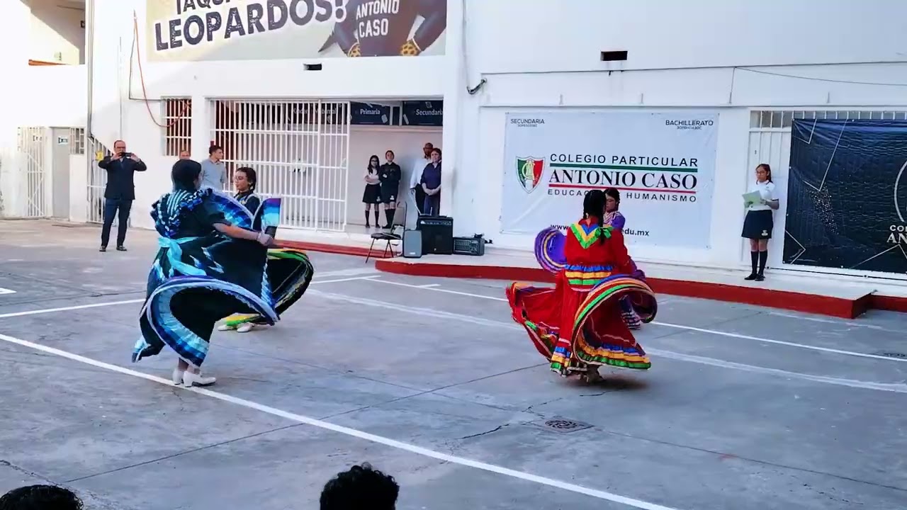 HOMENAJE ESPECIAL POR EL 68 ANIVERSARIO DEL COLEGIO PARTICULAR ANTONIO CASO  SECUNDARIA BACHILLERATO