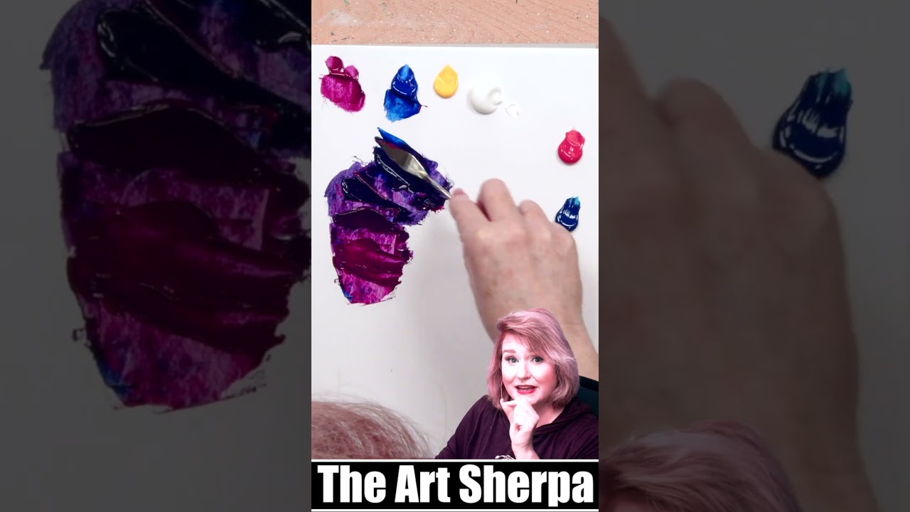 YOUR best purple mixing technique and Tip | How to mix purple beginners #colormixing #art