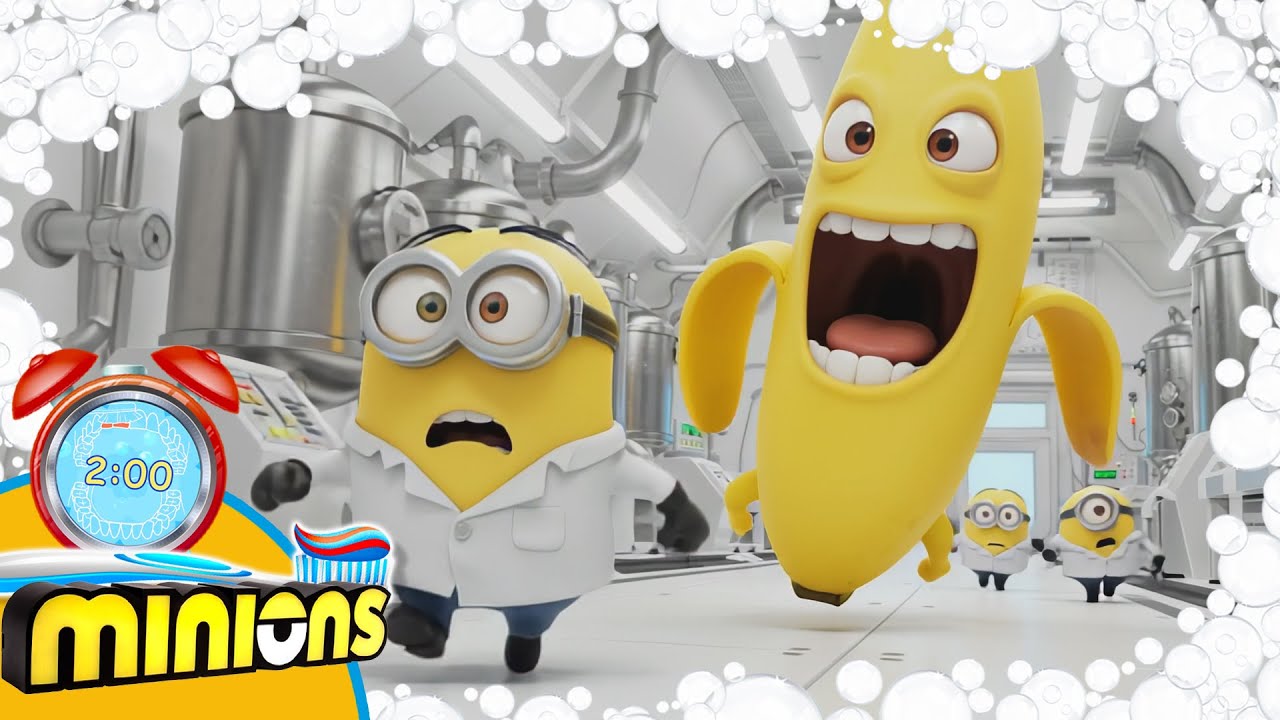 Minions Banana Song 2 Minute Toothbrush timer with Music