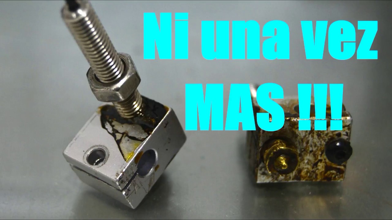 Correcto montaje de boquilla - Anet A8 /A6 / Prusa Español